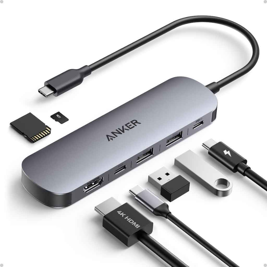 ANKER USB C HUB CHARGING 7 in 2 CABLE