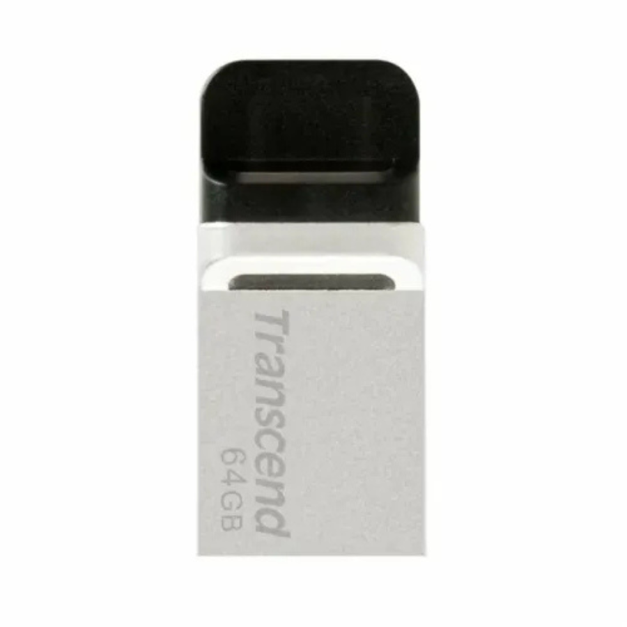 TRANSCEND PEN DRIVE 64 GB USB 3.0 SILVER OTG