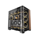 ANTEC C8 CURVE WOOD ELITE CONSTELLATION SERIES ARGB FULL VIEW E-ATX GAMING CASING WITH 4 ARGB FAN